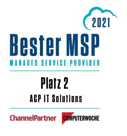 Best Managed Service Provider Acp Aufs Treppchen Gew Hlt Acp Holding Deutschland Gmbh