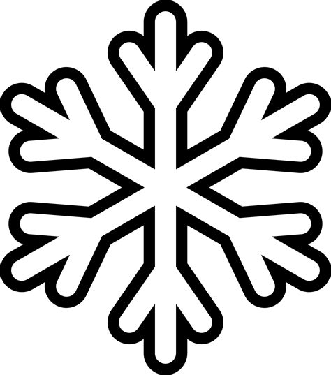 Simple Snowflake - ClipArt Best