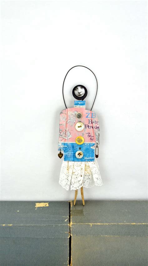 Mixed Media Art Doll By Carla Trujillo アート