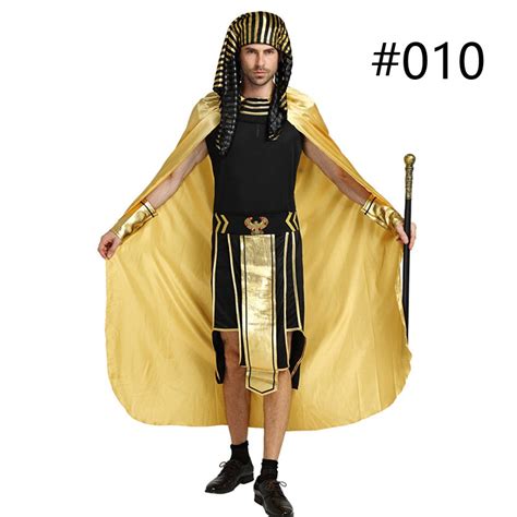 Adult Party Cosplay Golden Cloak Ancient Arabian Ancient Egypt Egyptian Pharaoh King Empress