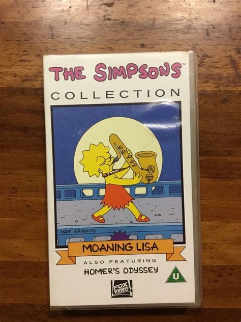 The Simpsons Collection Moaning Lisa No 1942 Featuring Homers Odyssey Vhs Ebay