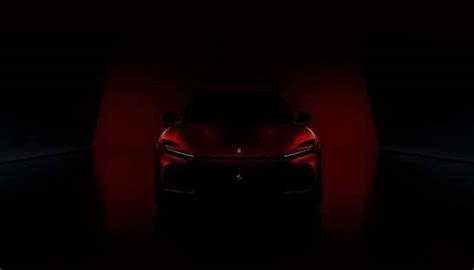 Upcoming Ferrari Purosangue Suv Design Revealed In First Official
