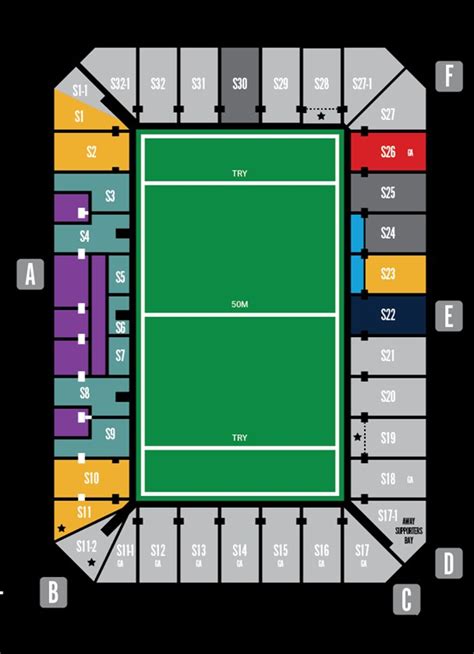 Stadium Map Titans