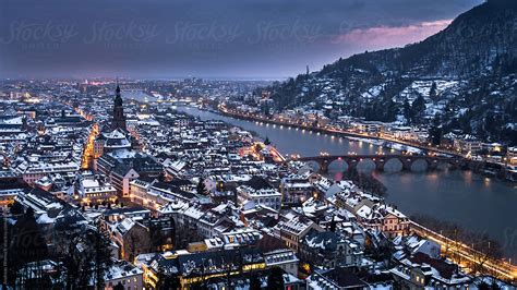 Heidelberg During Winter Time In The Evening By Stocksy Contributor