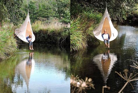 This Hanging Cocoon Private Hammock Makes The Perfect Reading Or Nap Spot