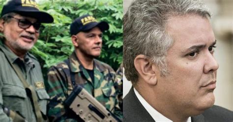 Este sábado, el presidente iván duque reiteró su decisión de enfrentar a alias 'jesús santrich' y a toda la narcotalia con total determinación y advirtió que no van a tener guarida. 'Santrich' e 'Iván Márquez' piden la renuncia de Duque ...