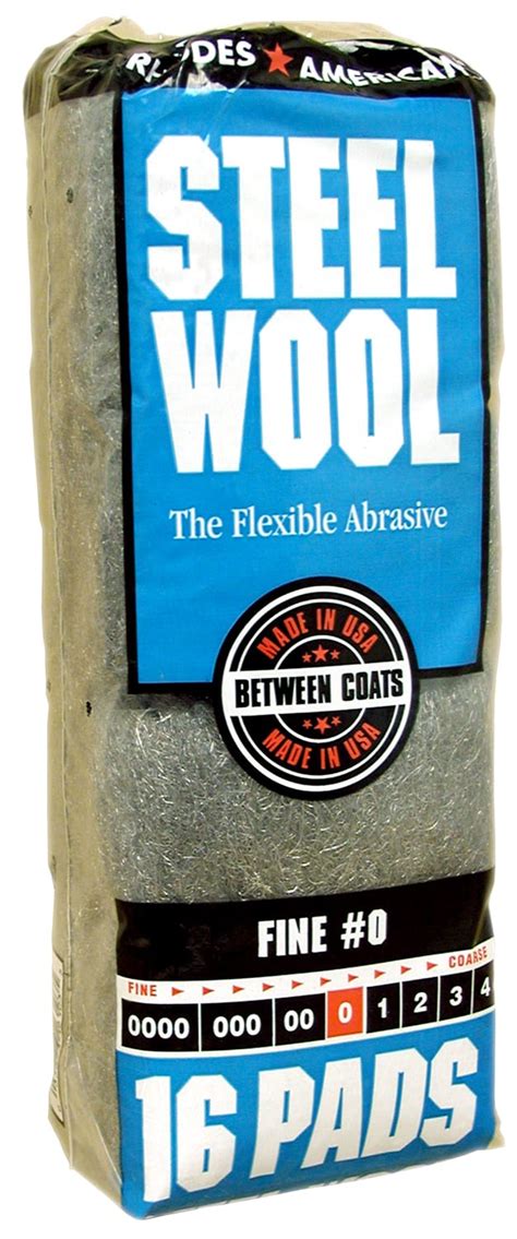Case Of 6ea 16 Pad Packs Steel Wool Pads By Rhodes Steel Wool Online