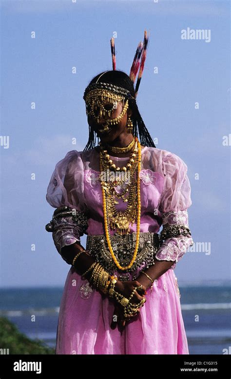 Djibouti Republic Afar Dancer Stock Photo Alamy