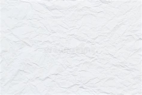 White Paper Wrinkled Texture Or Background For Your Design Stock Image