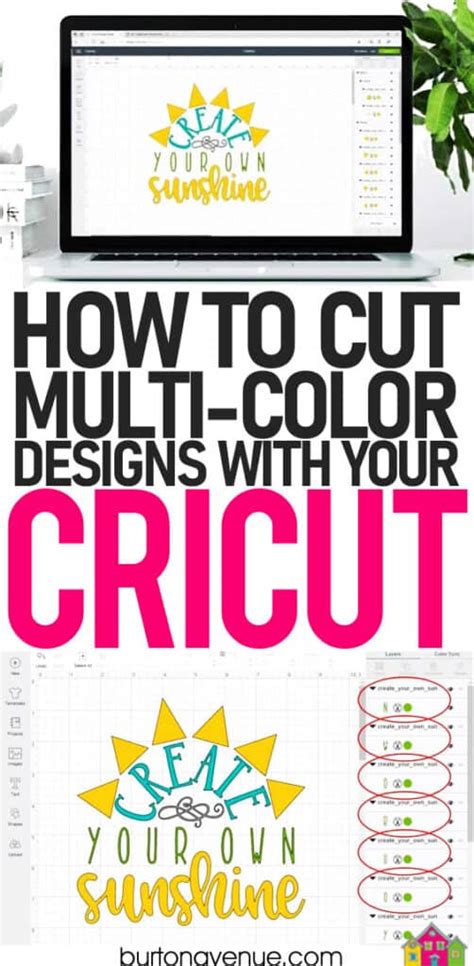 How To Cut Multi Colored Designs In Cricut Design Space Burton Avenue