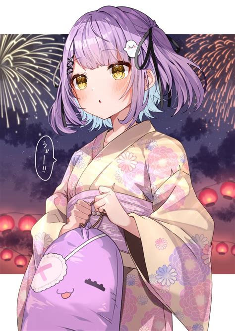 Yukijirushi E Shinomiya Runa Vspo Highres 1girl Aerial Fireworks