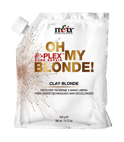 Itely Oh My Blonde E Plex Clay Blonde Rozjaśniacz Do Włosów Przy Pracy Techniką Wolnej Ręki