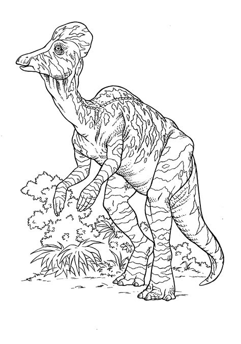 Download Coloring page - Corythosaurus