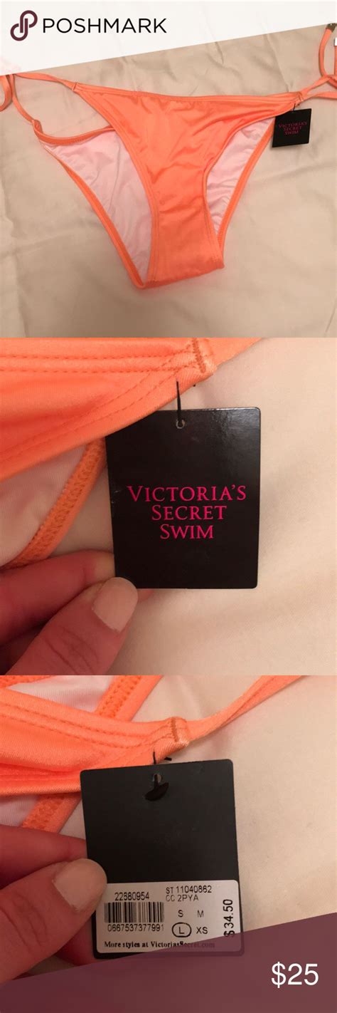 Victorias Secret Orange Swim Bikini Bottom Bikinis Orange Bikini Bottoms Swim Bikini Bottoms