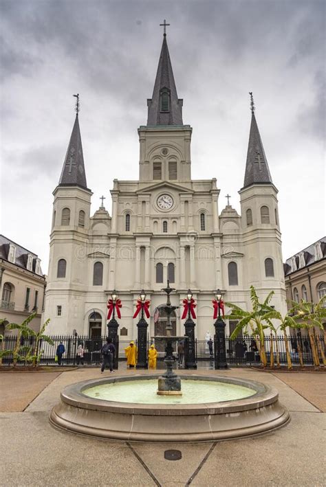 St Louis Cathedral Jackson Square New Orleans Editorial Photo Image