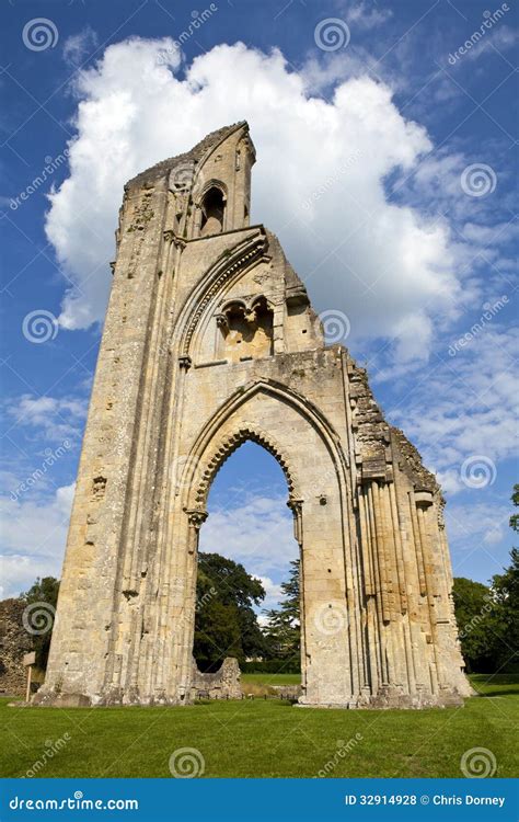 Glastonbury Abtei stockfoto Bild von britisch europäisch 32914928