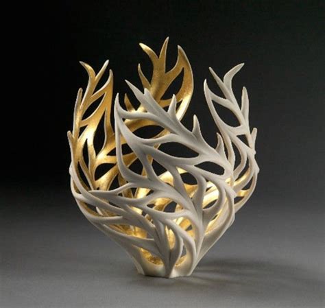 Nature Inspired Porcelain Sculptures Ceramic Sculpture Pottery Art