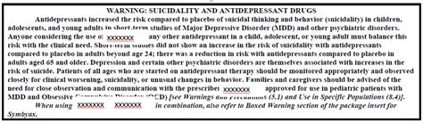 antidepressants and suicide what s happened since the black box