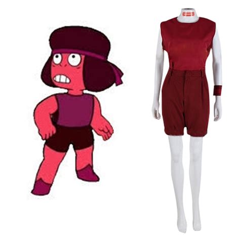 Steven Universe Cosplay Ruby Cosplay Costume Halloween Carnial Cosplay