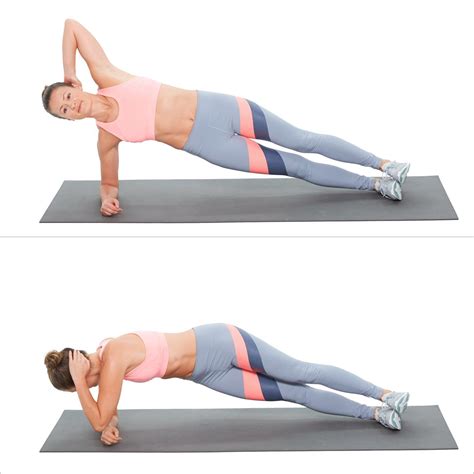 A Twisting Side Elbow Plank To Carve Your Waist And Highlight Your