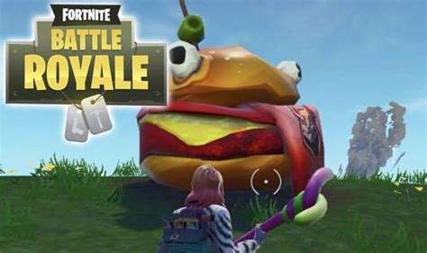 This item was able to be eaten every second healing 69 hp every time it is consumed. Fortnite Durr Burger head, dinosaur, stone head statue ...