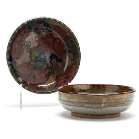 Jim And Lala Howard Ny Two Art Pottery Bowls Lot 2095 The February