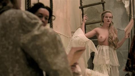 Laura Haddock And Busty Blond Nude Topless Da Vinci S Demons