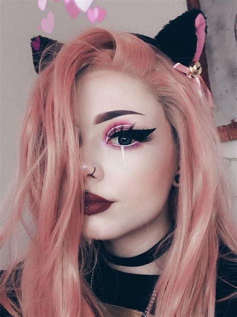 What A Pretty Cat Girl💕 Candypink Coral Haircolor Hairstyles