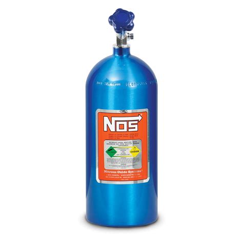 Nos 14745nos 10 Lb Electric Blue Nitrous Bottle