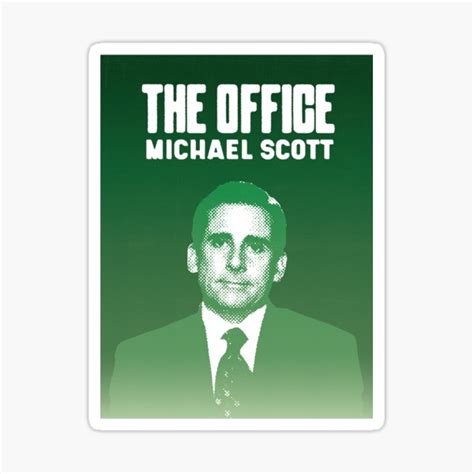 The Office Michael Scott Sticker By Camiigomez Redbubble