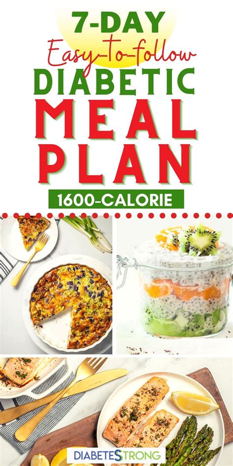 7 Day Printable Diabetic Meal Plan Web Make The Right Choicesprintable