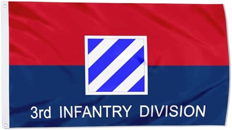 Fyon Army 3rd Infantry Division Flag 3x5feet Military