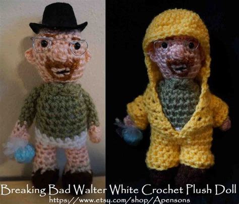 Inspired By Breaking Bad Walter White Crochet Plush Doll Fan Etsy