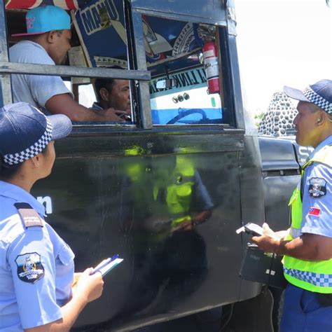 Traffic Samoa Police Service