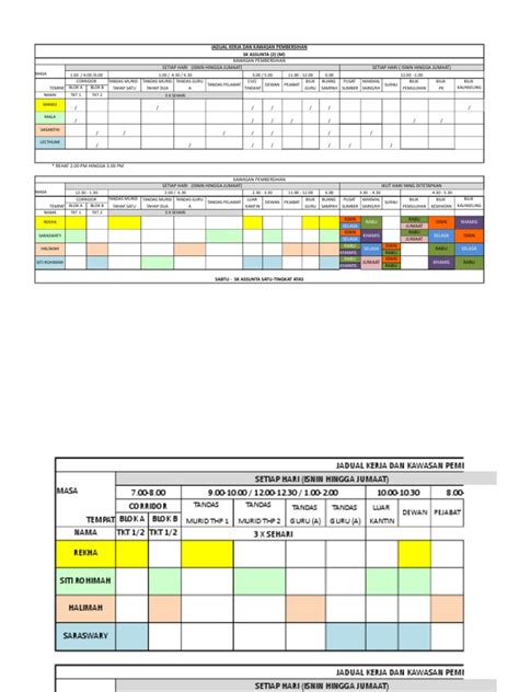 Surat lamaran kerja merupakan salah satu syarat untuk mendapatkan pekerjaan yang ingin anda dapatkan. Contoh Jadual Kerja Cleaner