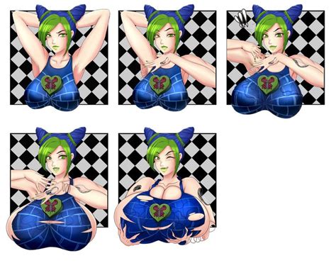 Jolyne Cujoh By Mkonstantinov Body Inflation Know Your Meme Super