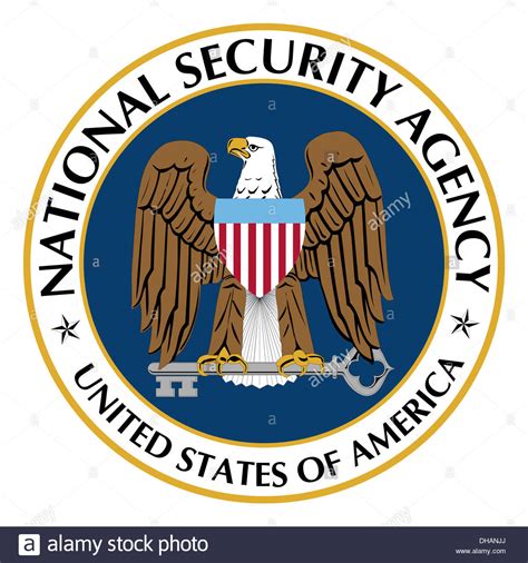 Nsa National Security Agency Logo Icon Symbol Stock