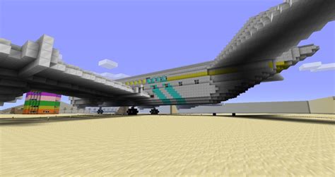 Boeing 747 Minecraft Map