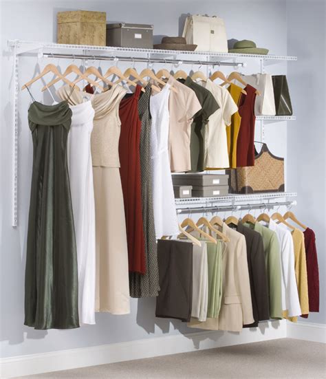 Hang the track, then snap on standards, brackets, shelving and. Amazon.com - Rubbermaid Configurations Custom Closet ...