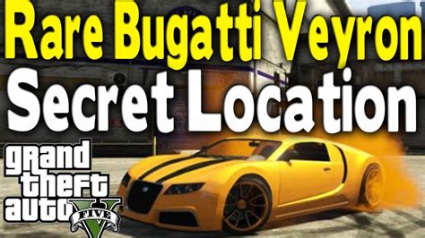 Gta 5 Rare Bugatti Veyron Adder Location Rare Car Guide 2 Gta V