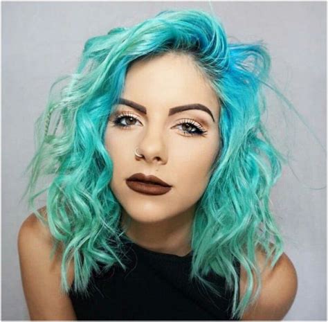 26 Short Teal Hair Model Short Teal Hair Teal Hair Cool Hairstyles