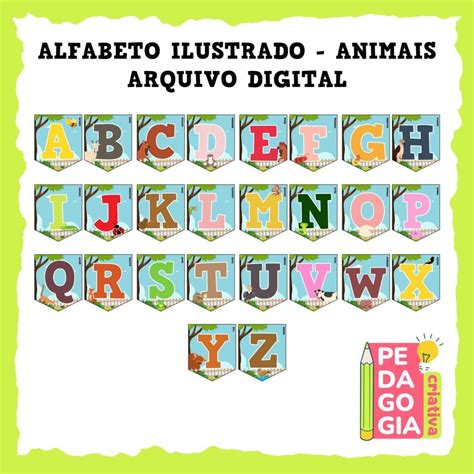 ALFABETO ILUSTRADO ANIMAIS Educa Market