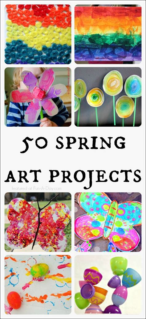 50 Amazing Spring Art Projects For Kids Spring Art Projects Spring