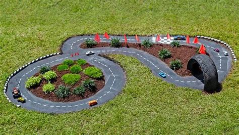 Make A Diy Outdoor Race Car Track For Your Kids Diy Projects For