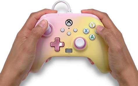 Power A Enhanced Wired Controller Pink Lemonade Xbonepc