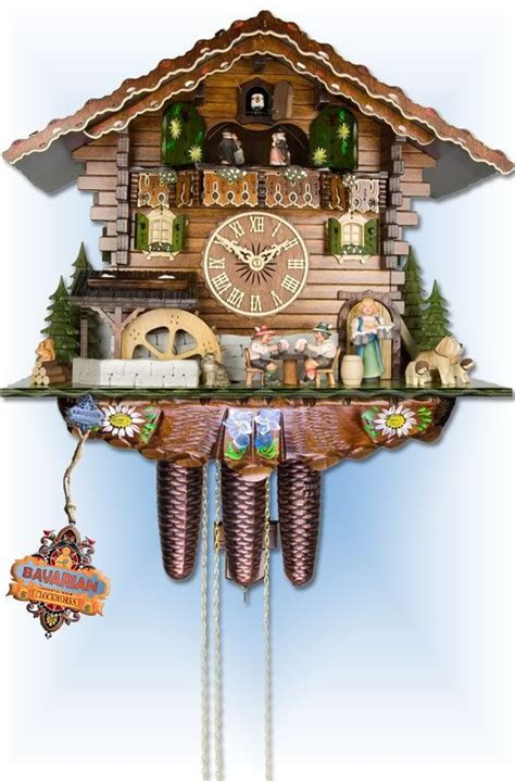 Chalet Style 8 Day Bavarian Guest House 16 Cuckoo Clock By Adolf Herr