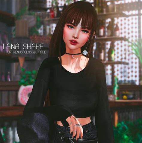 second life marketplace ☽ lana shape genus classic face