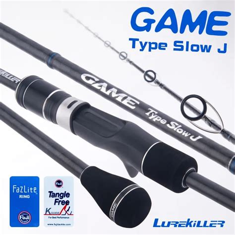 Lurekiller Japan Full Fuji Parts Game Type Slow Jigging Rod 6 6 18kgs