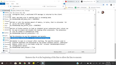 To start jupyter notebook in windows: How to change the working directory of Jupyter and Jupyter ...