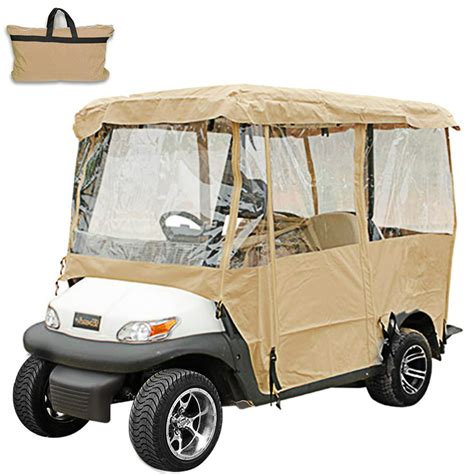 Vevor Golf Cart Enclosure 4 Person Golf Cart Cover 4 Sided Fairway